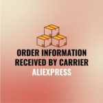 Order information received by carrier