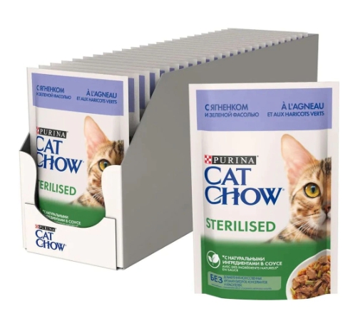 Cat Chow влажный корм для взрослых стерилизованных кошек