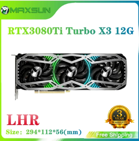 Видеокарта MAXSUN RTX 3080Ti Turbo X3