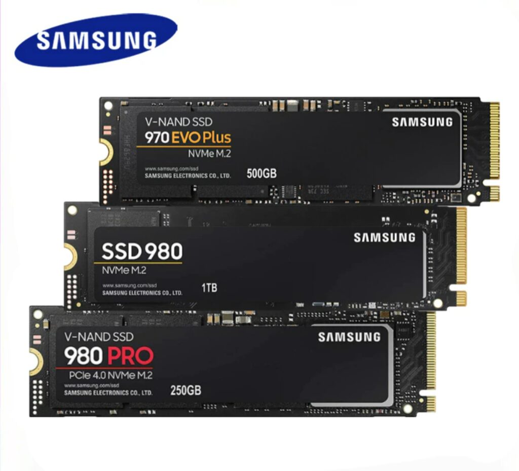 SSD M2 SAMSUNG 980, 980 Pro, 970 Evo