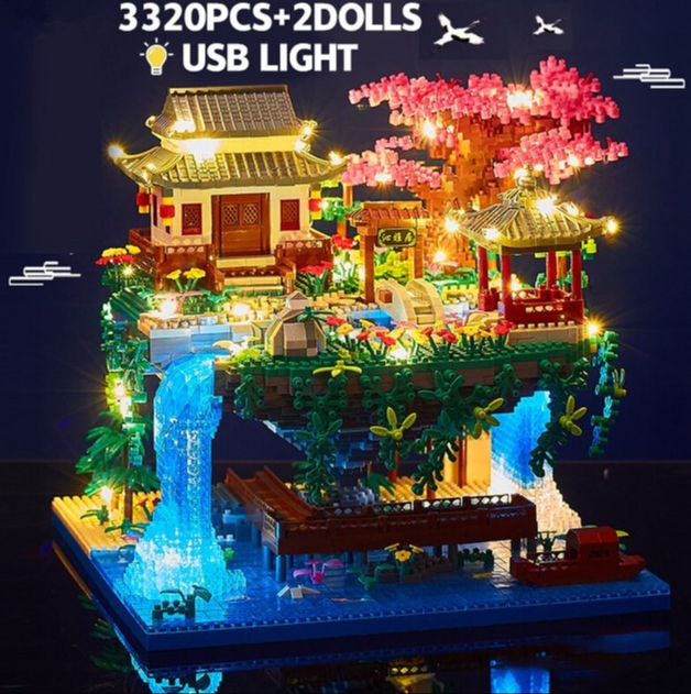 Конструктор по типу Lego дом на дереве