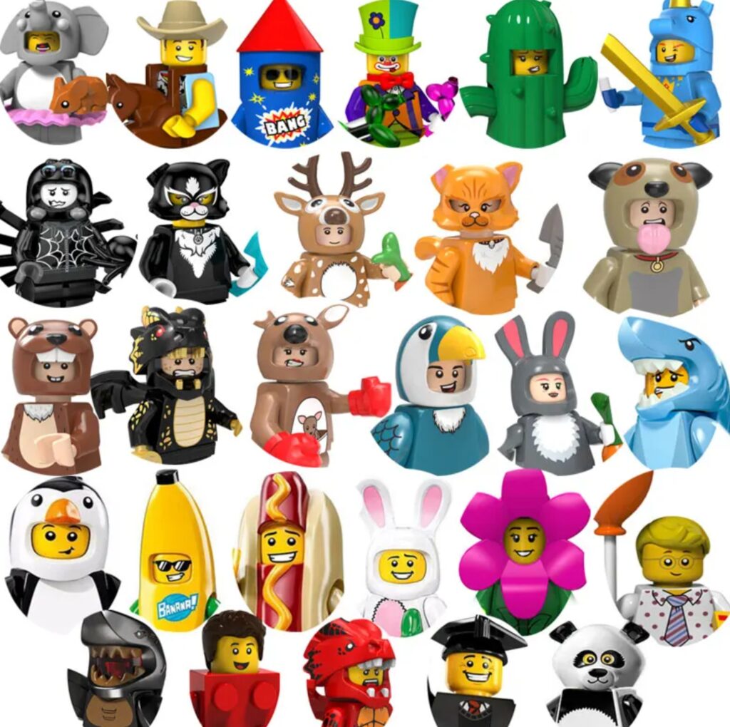 Фигурки аналог Lego звери