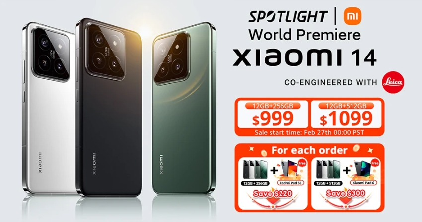 Смартфон Xiaomi 14 на AliExpress